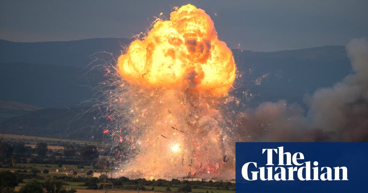 Firework factory explodes in town near Bulgaria's capital - video
