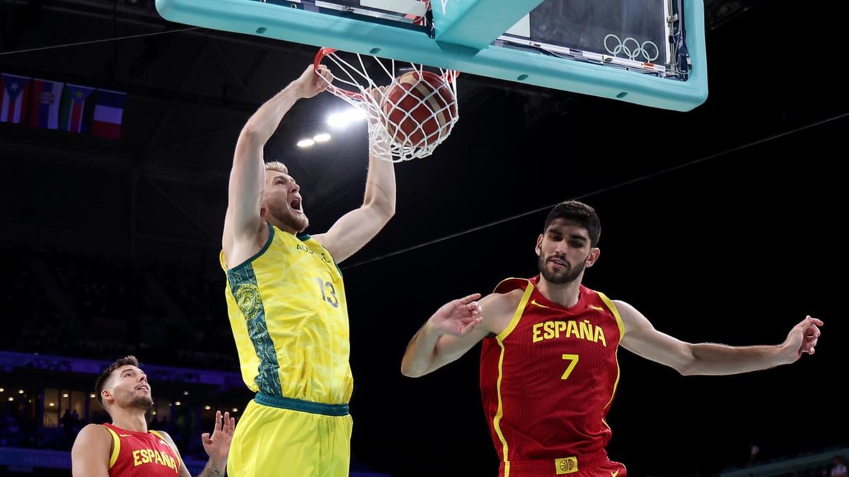 Paris Olympics 2024: Aussie Boomers overcome Spain in fiery Games foul-fest