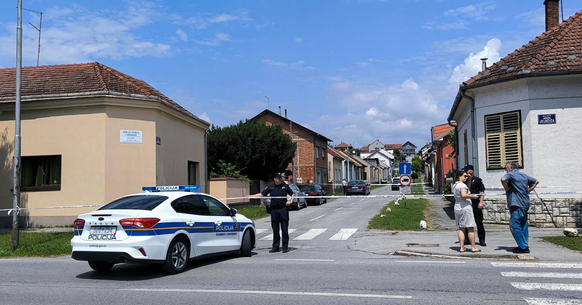 Gunman kills 6 residents at a nursing home in a small Croatian town