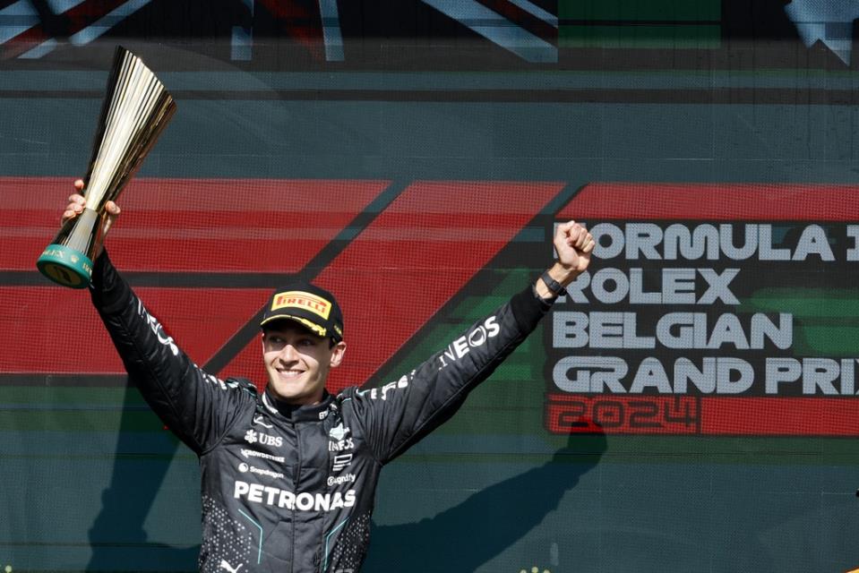 Russell holds off Hamilton for Mercedes 1-2 at Formula 1 Belgian Grand Prix