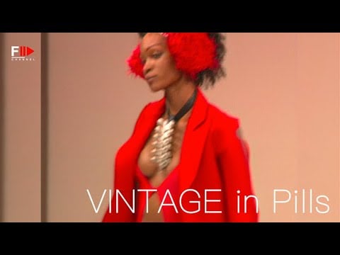 Vintage in Pills MICHIKO KOSHINO Fall 1997 London - Fashion Channel