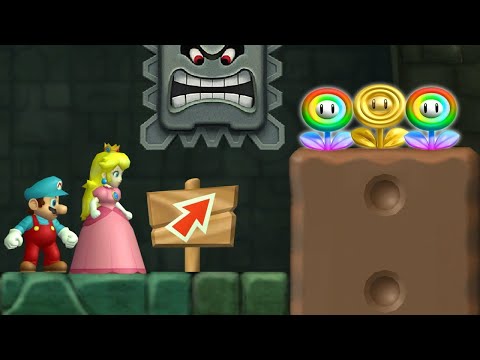 Ultra Super Mario Bros. Wii Together - 2 Player Co-Op Walkthrough 24