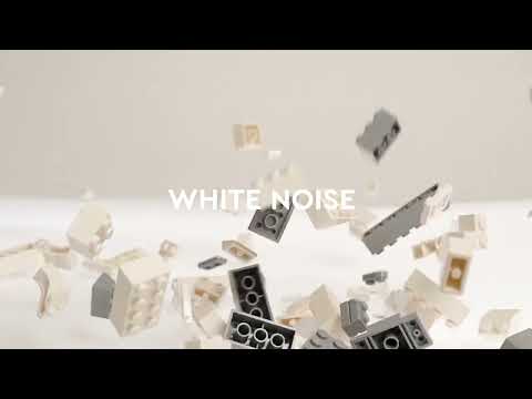 Relaxing White Noise Made with LEGO Bricks | Color Frequency ASMR