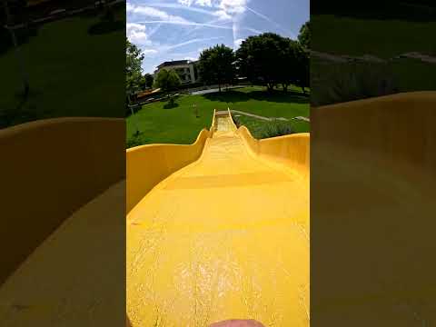 Yellow Wave Slide in Switzerland #shorts