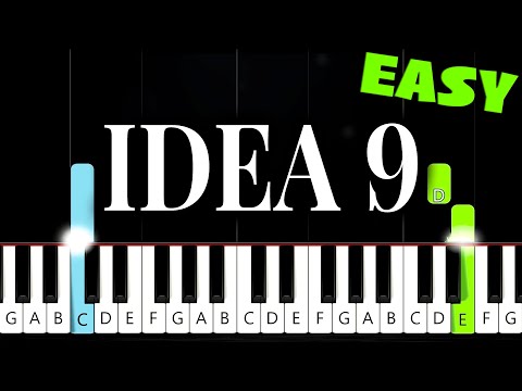 Gibran Alcocer - Idea 9 - EASY Piano Tutorial