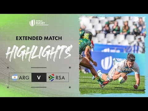 Argentina SHOCK! | Argentina v South Africa | World Rugby U20 Championship 2024 Extended Highlights