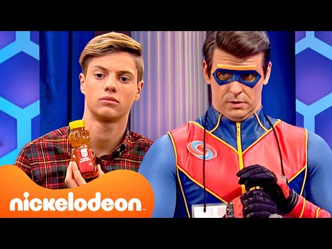 Henry Helps Captain Man CHEAT in a Spelling Bee! | Henry Danger | Nickelodeon UK