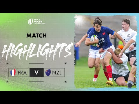 New Zealand COMEBACK | France v New Zealand | World Rugby U20 Championship 2024 Match Highlights