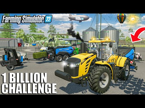 I CREATED the PERFECT SILAGE BALER COMBO in FS22 | 1 BILLION Challenge | Farming Simulator 22