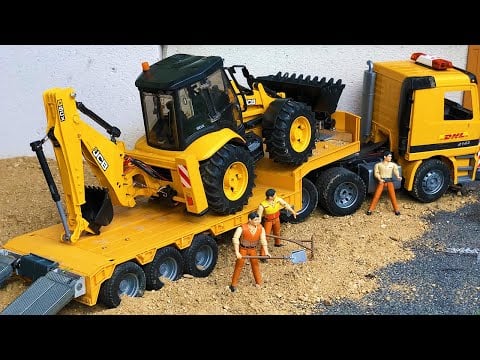 Construction Bruder Toys! Trucks, Excavators, RC Tractors!