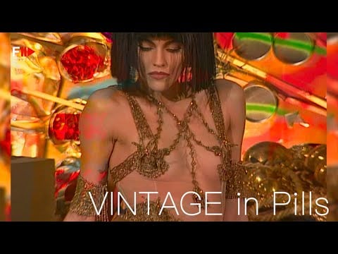 Vintage in Pills JOHN GALLAINO Fall 1997 Paris - Fashion Channel