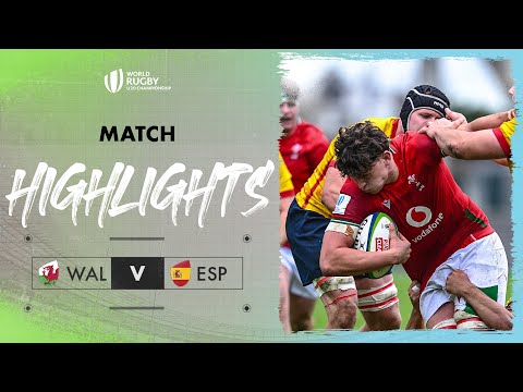 Wales look DOMINANT! | Wales v Spain | World Rugby U20 Championship Match Highlights