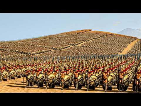 12000 Spartans vs 36000 Africans (Land Battle &amp; Siege)- Total War ROME 2 Conquest of African Nations