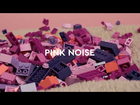 Relaxing Pink Noise Made with LEGO Bricks | Color Frequency ASMR