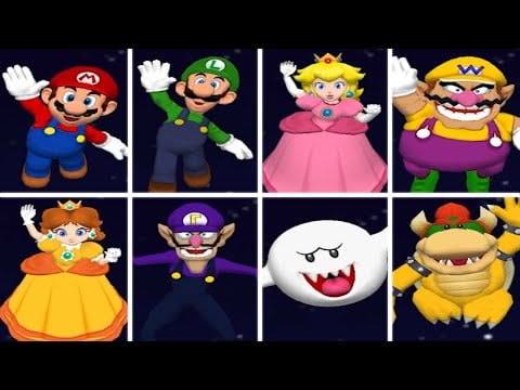 Mario Party 6 - All Winning Animations