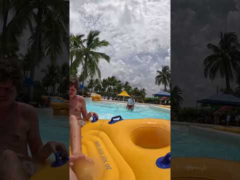 Dark Funnel Water Slide at Rapids Water Park #shorts