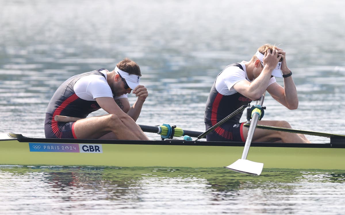 Olympics 2024: Ollie Wynne-Griffith and Tom George take silver in men's pair final as Croatia snatch gold