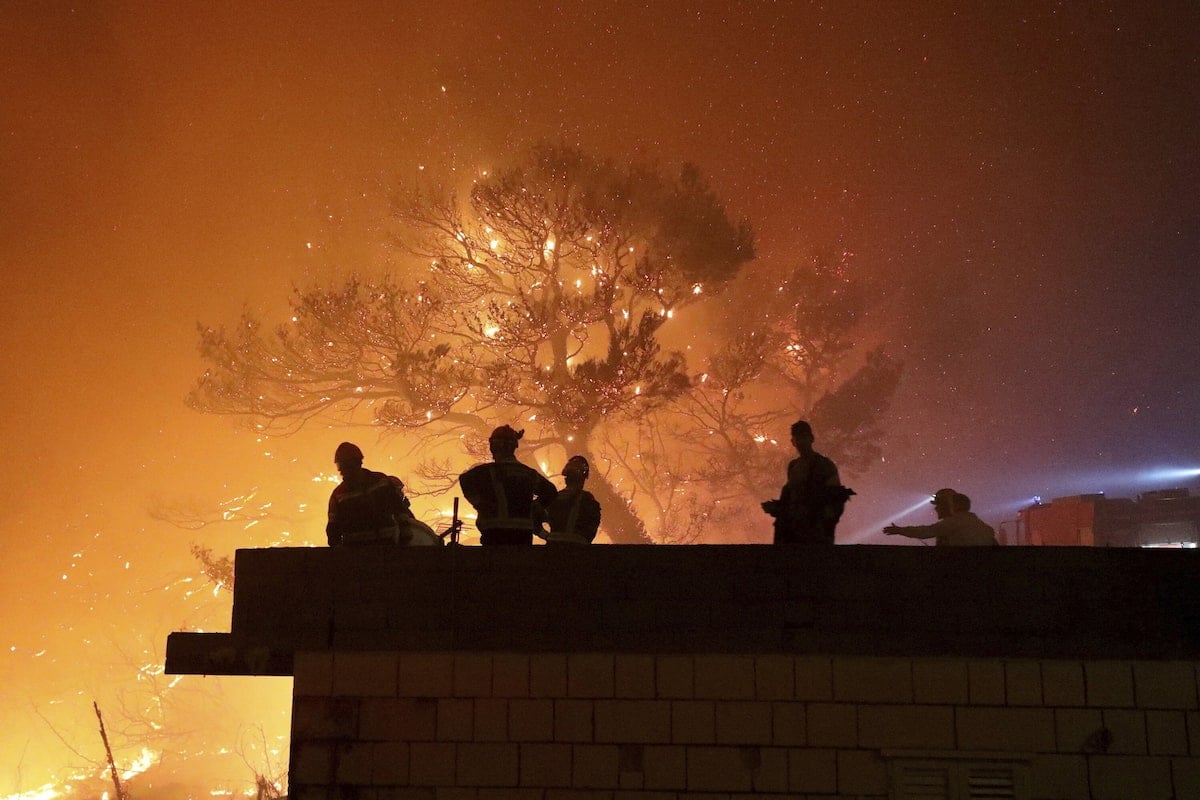 Croatia reports its toughest day for firefighters as Balkan nations battle wildfires in a heat wave