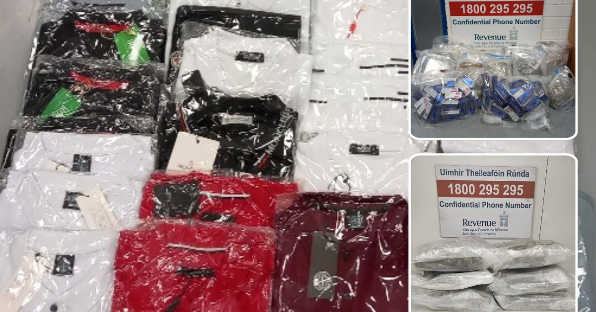 Revenue seize tablets, cannabis edibles, magic mushrooms as well as Adidas and Gucci goods in last week 