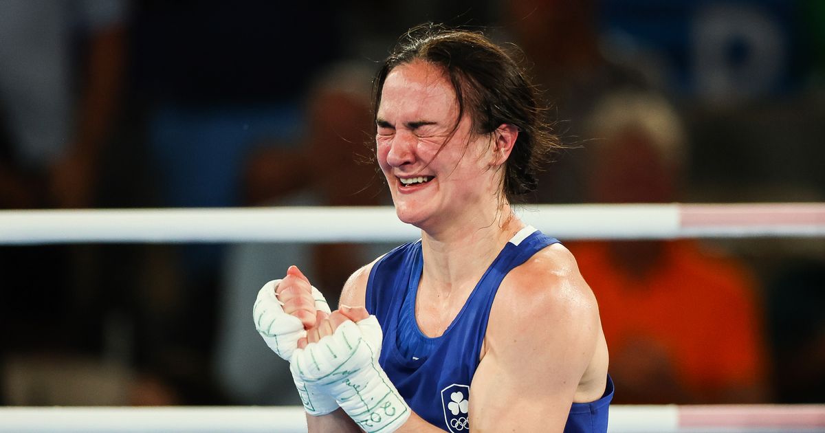 Kellie Harrington crowned the Queen of Paris as she makes her exit centre court