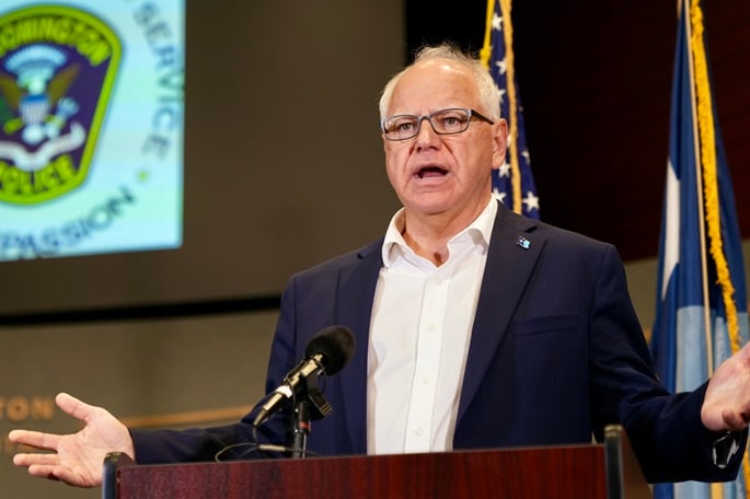 Harris picks Minnesota Governor Tim Walz as running mate