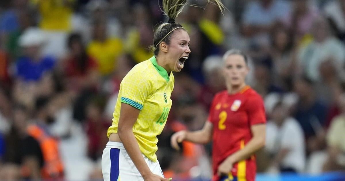 Brazil sets up Olympic final against the US with a 4-2 win over Spain