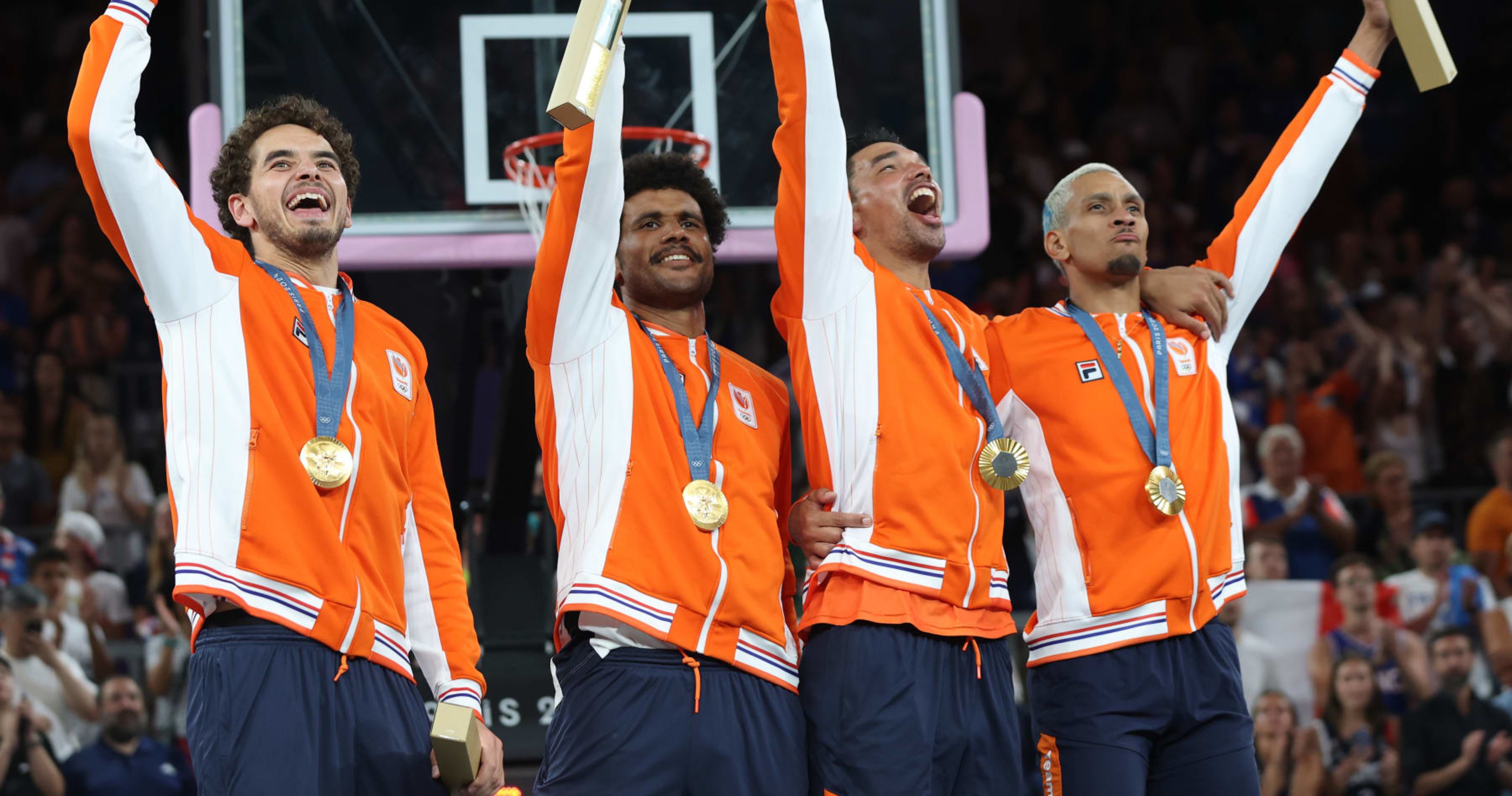 Netherlands' Worthy de Jong Hypes 3x3 Basketball After Buzzer-Beater Wins Gold Medal