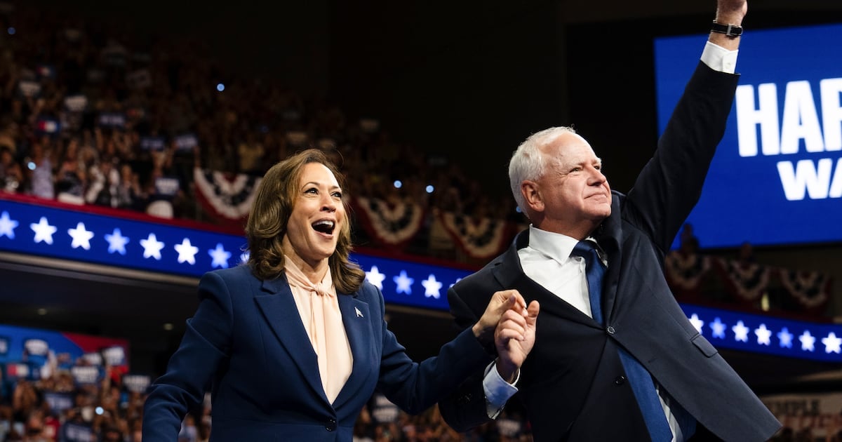 US election: Kamala Harris introduces running mate Tim Walz at raucous Philadelphia rally