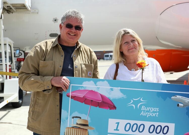 Burgas Airport Welcomes One Millionth Passenger in 2024