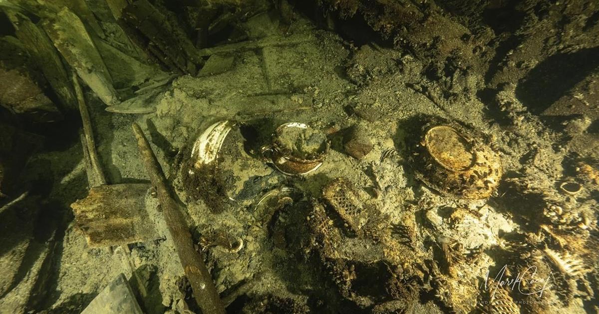 A 19th-century shipwreck is filled with Champagne bottles and Sweden won't allow anyone a sip