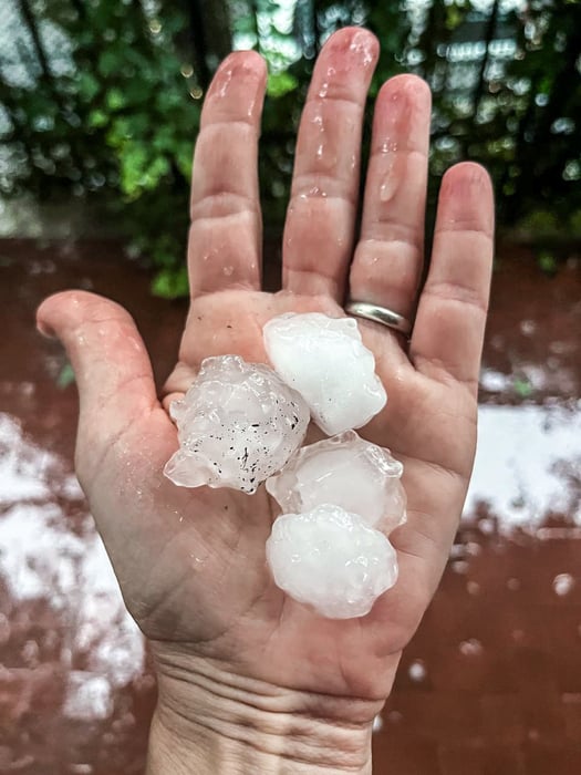 Turin hit by fresh bout of hail