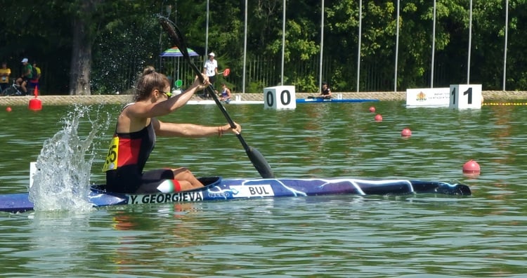 Bulgaria's Yoana Georgieva in Paris Olympics Kayak Single 500m Semifinals