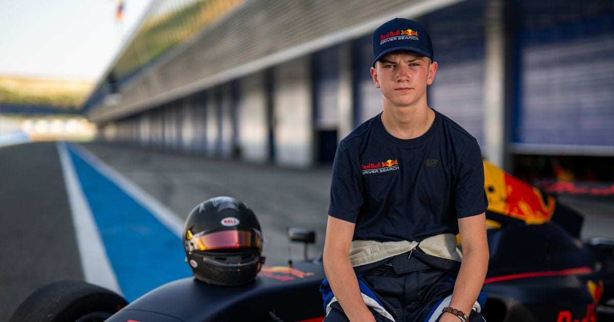 Teenage Irish driver signed by Red Bull racing - to the same programme that produced multiple World Championship winners Vettel and Verstappen