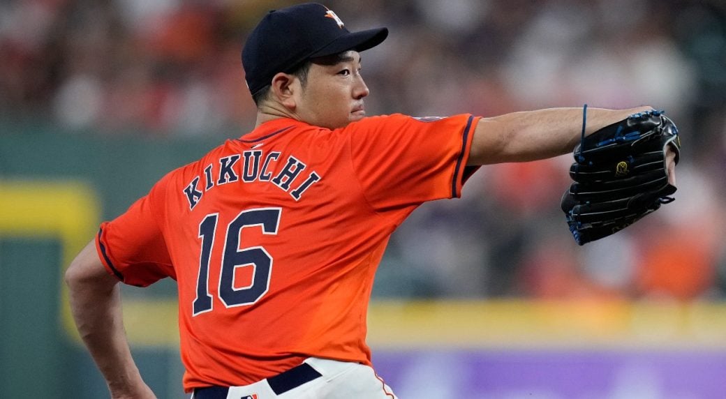 MLB Roundup: Kikuchi strikes out eight as Astros top Rangers