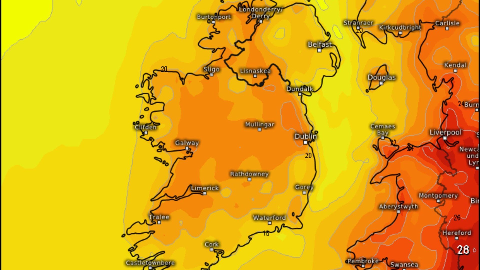 'Warm, humid and generally dry' - Met Eireann pinpoint exact day temperatures will hit 25C after rain batters Ireland