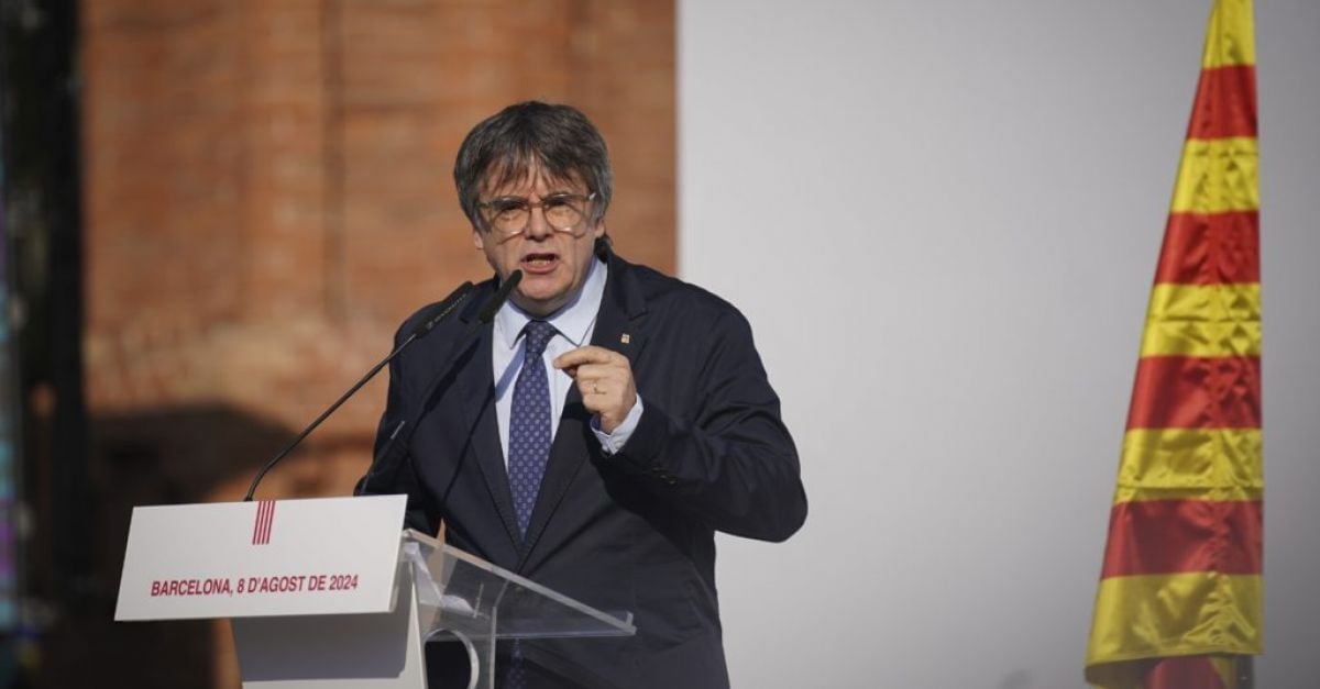 Ex-Catalan leader Carles Puigdemont returns to Spain after 7 years as a fugitive