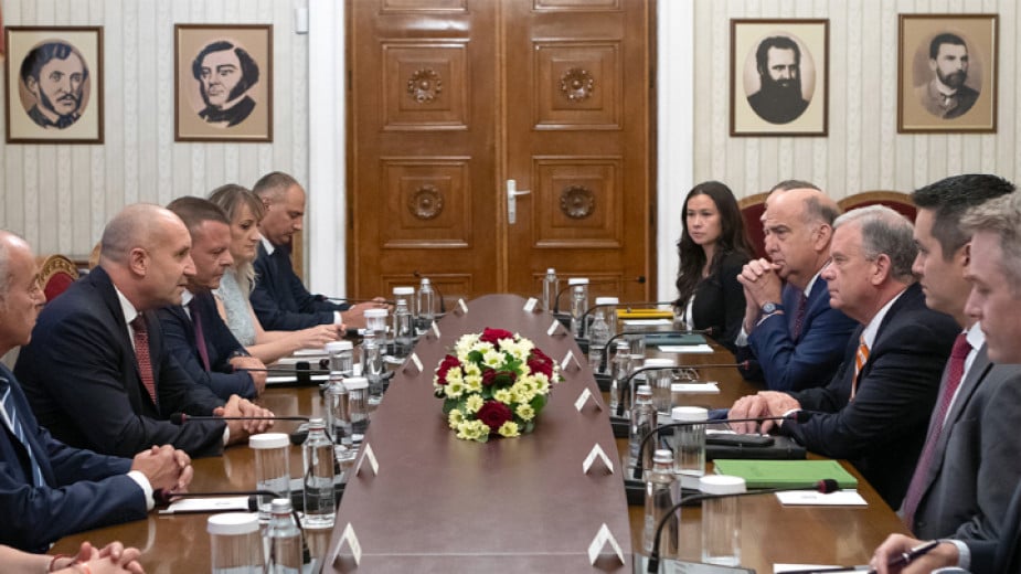 President Rumen Radev holds talks with US Nuclear Regulatory Commissioner David Wright