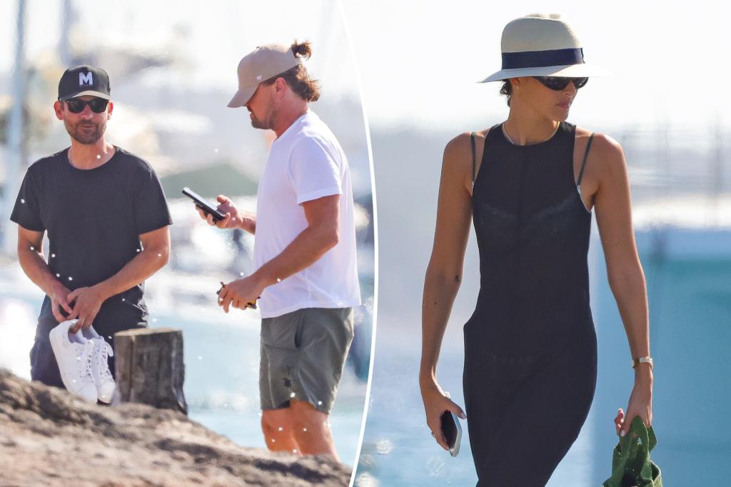 Leonardo DiCaprio, girlfriend Vittoria Ceretti vacation in Ibiza with Tobey Maguire