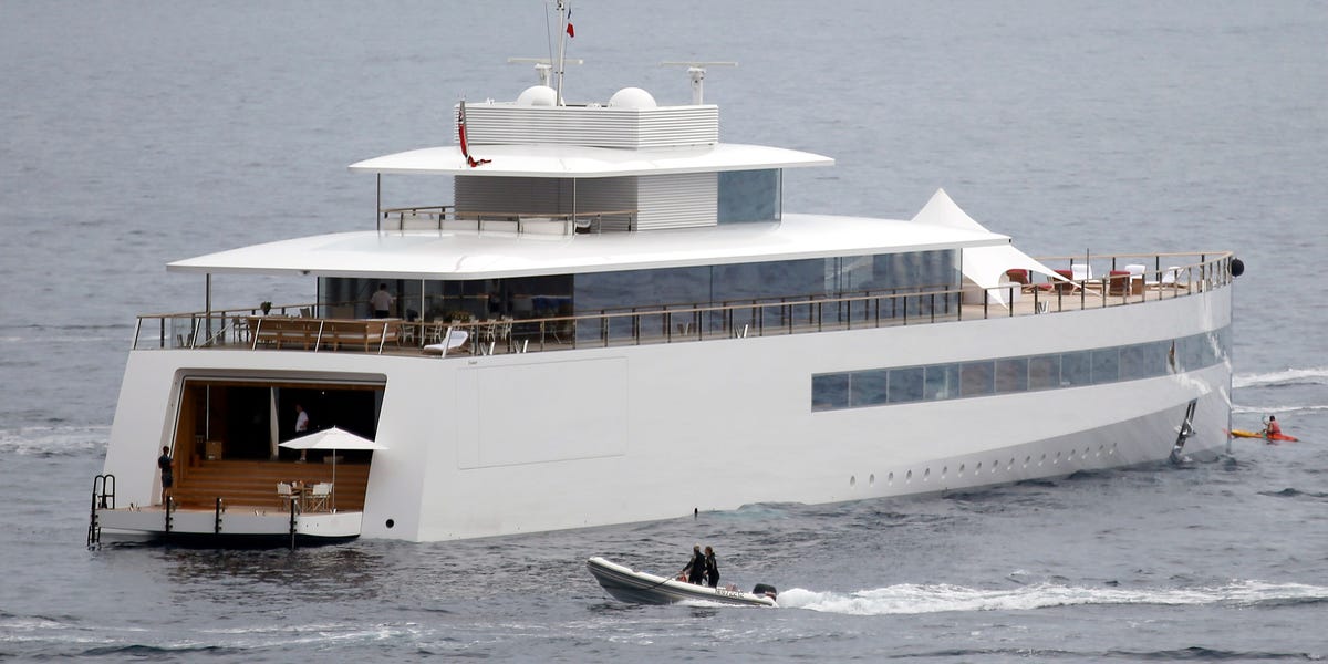 Steve Jobs' former yacht Venus appears to have collided with another superyacht off the coast of Naples