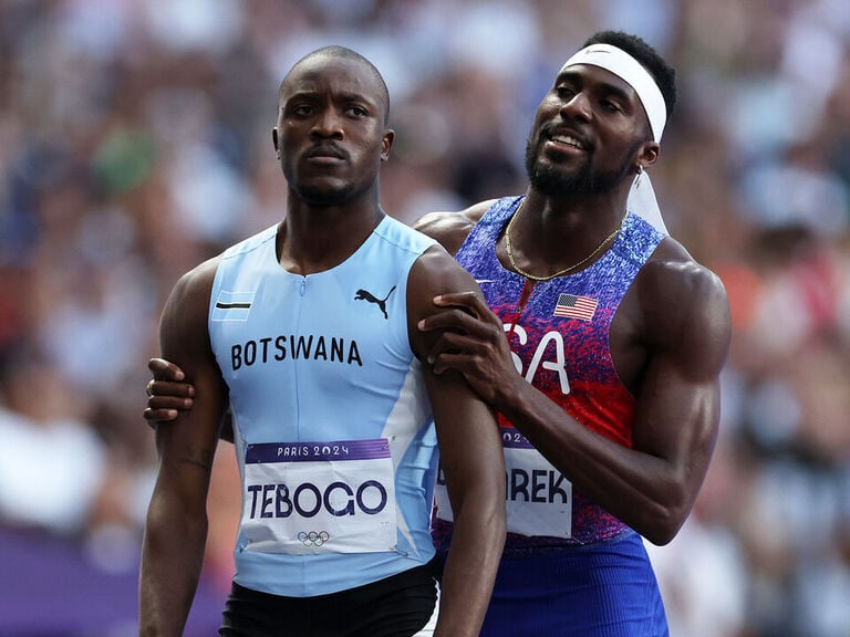 Botswana's Tebogo upsets Lyles, Bednarek for 200m gold