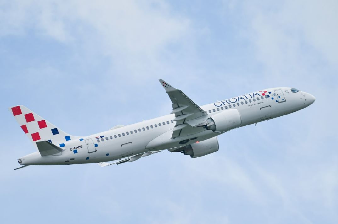 Croatia Airlines takes delivery of its Airbus A220