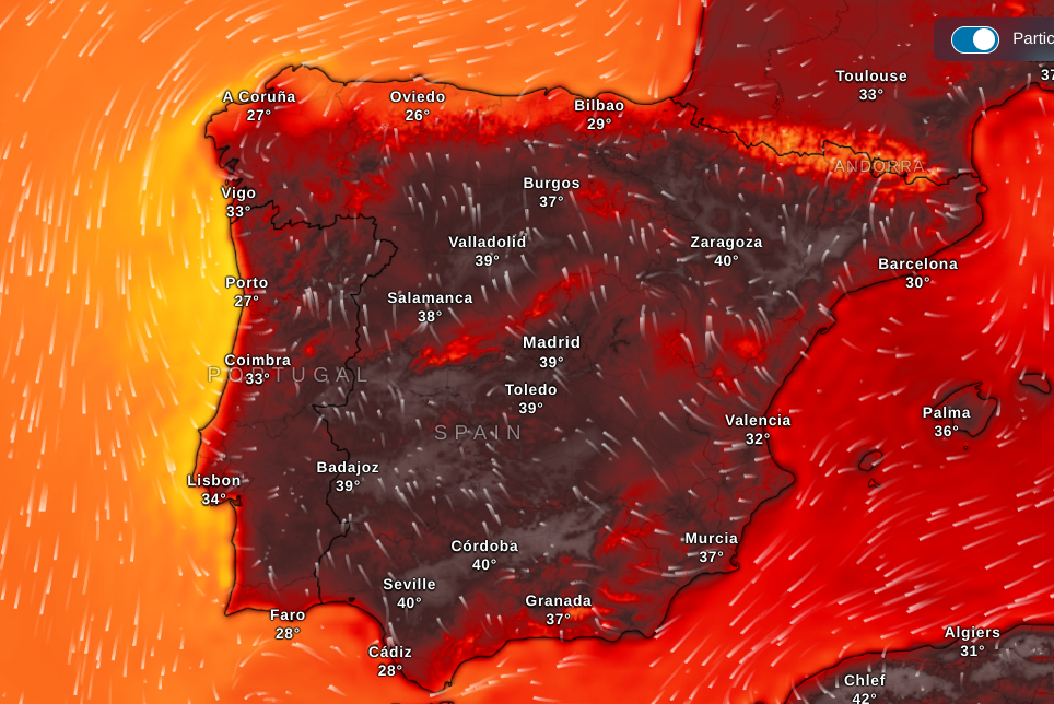 Red weather alert in Spain: Experts warn of serious risk to life due to extreme heat in these areas