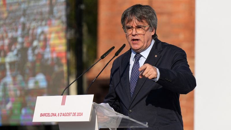 Catalan separatist Puigdemont leaves Spain after avoiding arrest, ally says