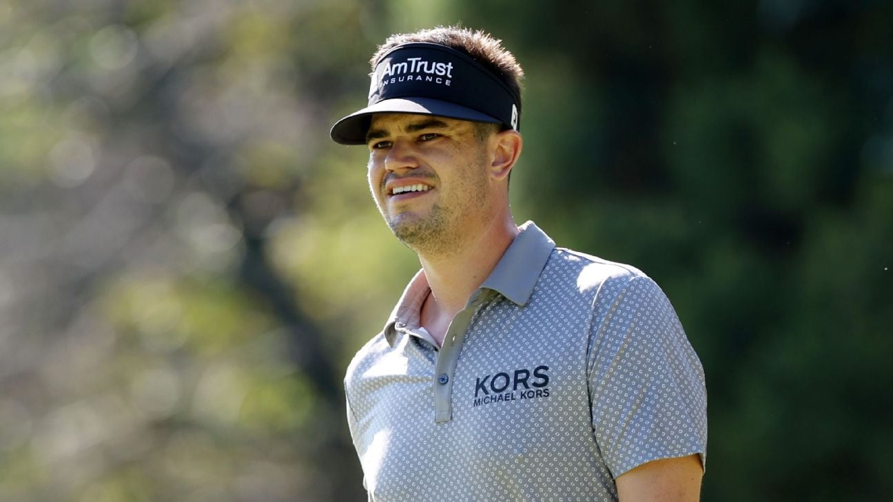 Hossler fires 10-under 60, leads rain-delayed Wyndham Championship