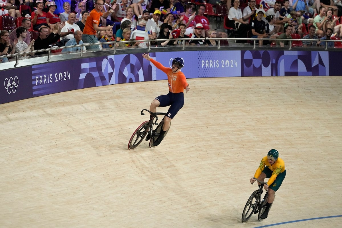 Paris Olympics: Unstoppable Lavreysen wins cycling sprint gold for Netherlands