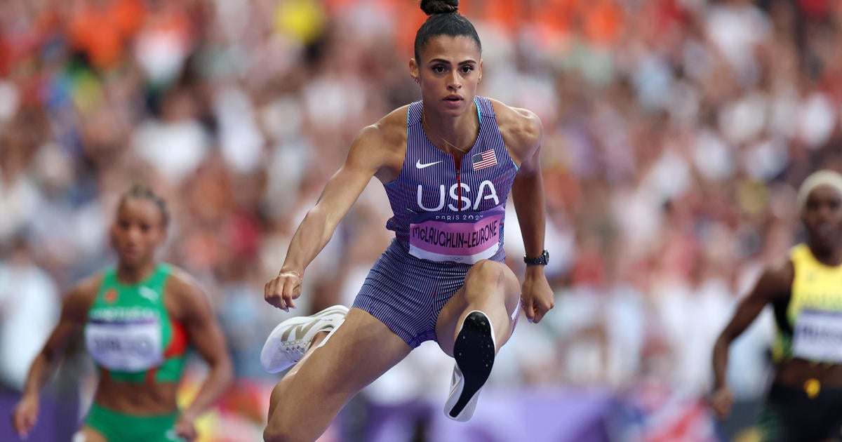 Sydney McLaughlin-Levrone wins gold, sets world record in 400-meter hurdles final at Paris Olympics