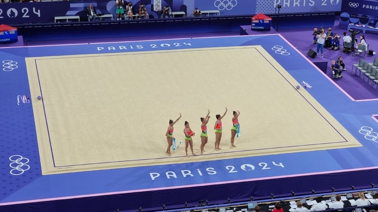 Bulgaria Places Fourth in Rhythmic Gymnastics Group All-Around Final in Paris