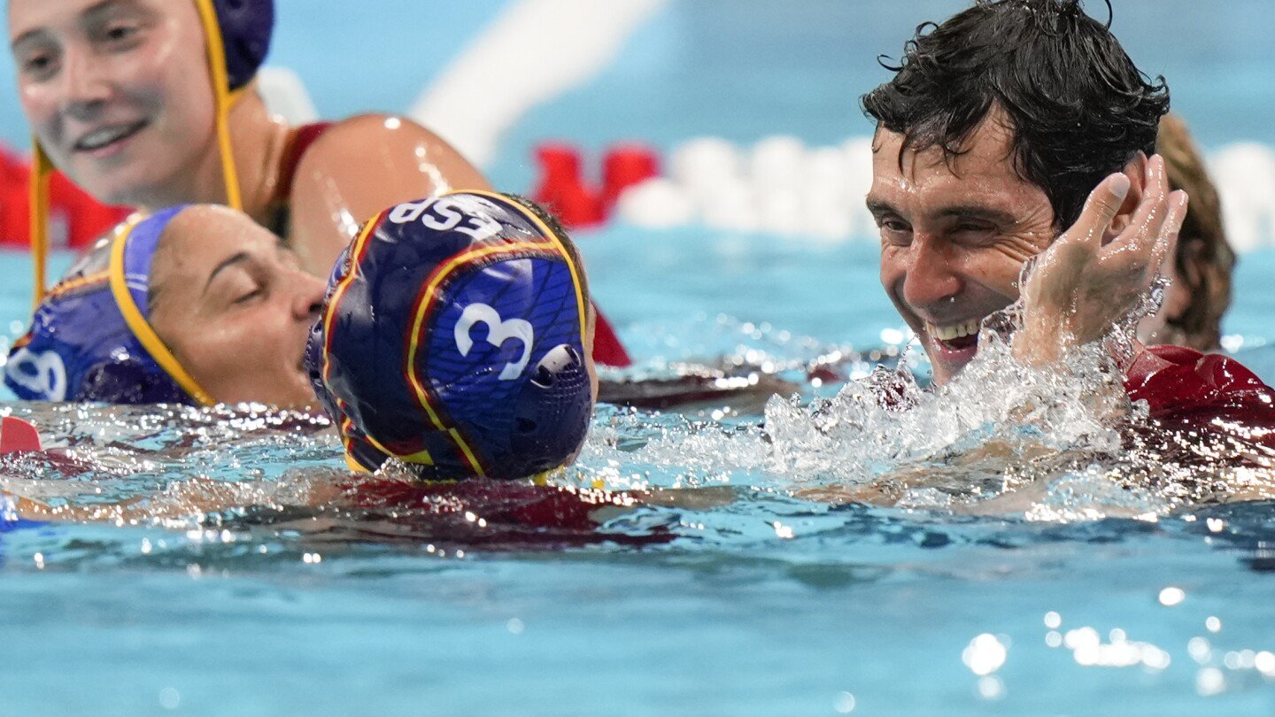 Bea Ortiz stars as Spain beats Australia 11-9 for gold in women's water polo at the Paris Olympics