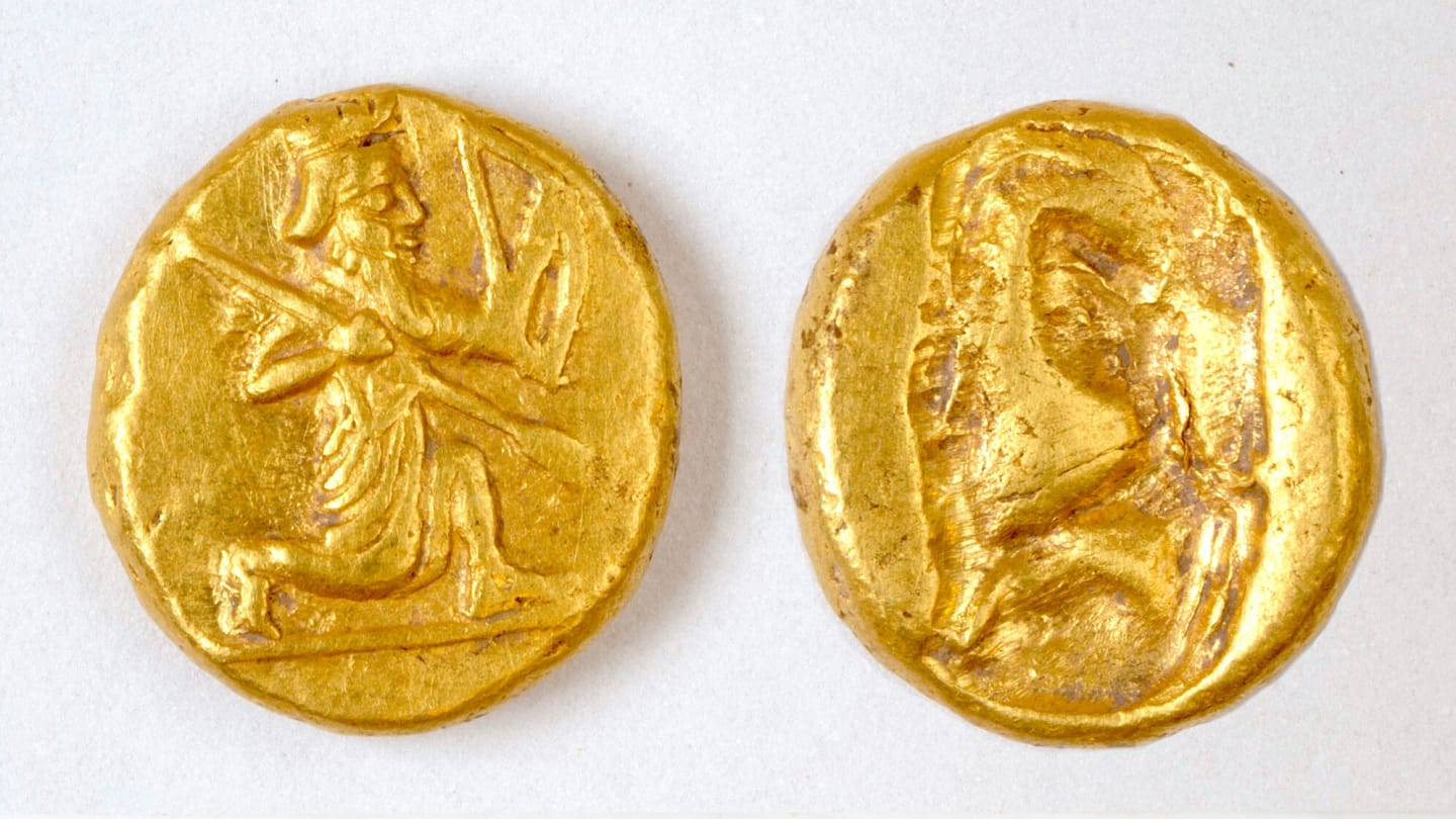 Hoard of Gold Coins Meant for Mercenaries Found in Ancient Greek City