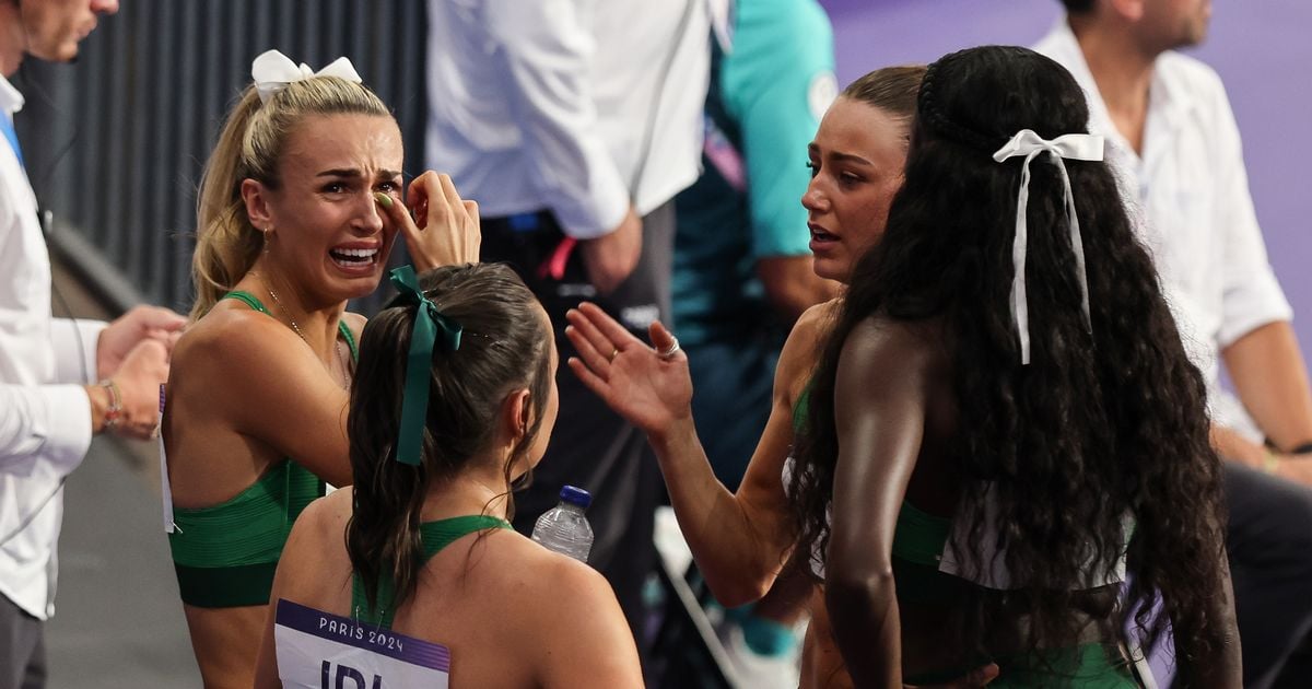 Ireland relay quartet express their emotions after just missing out on Olympic glory